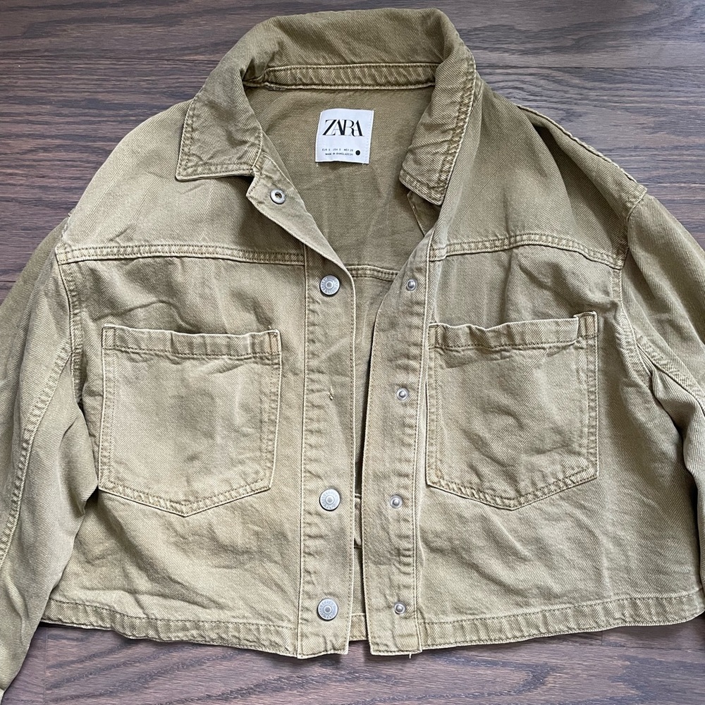 Zara Denim Coat (S)